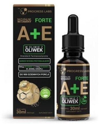 PROGRESS LABS Witamina A + E Forte w kroplach 30 ml
