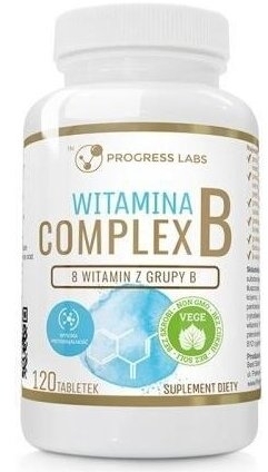 PROGRESS LABS Witamina B Complex 120 tabletek