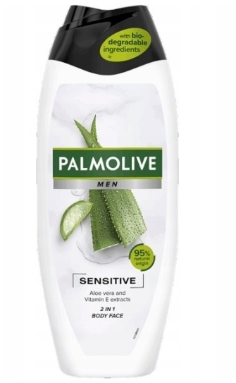 Palmolive Men Sensitive 2w1 aloesowy żel pod prysznic 500 ml