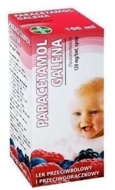 Paracetamol Galena syrop 100 ml