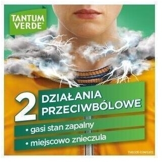 Pastylki Tantum Verde smak miodowo-pomarańczowy 20 pastylek