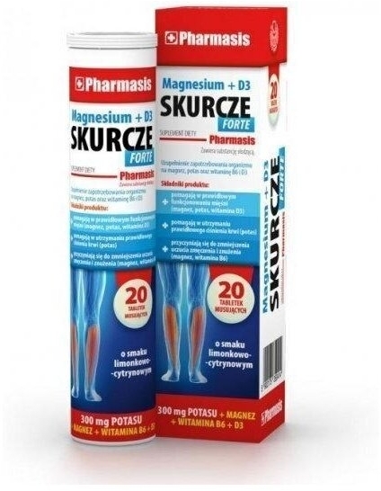 Pharmasis Magnesium + D3 Skurcze Forte 20 tabletek