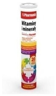 Pharmasis Witaminy i Minerały 20 tabletek musujących