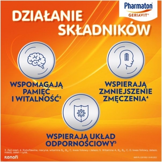 Pharmaton Geriavit 30 tabletek
