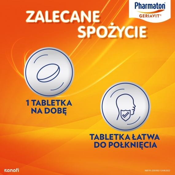 Pharmaton Geriavit Zestaw 100 + 30 tabletek