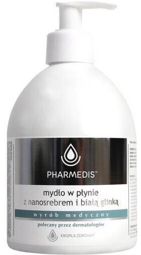 Pharmedis Mydło z nanosrebrem i białą glinką 500 ml