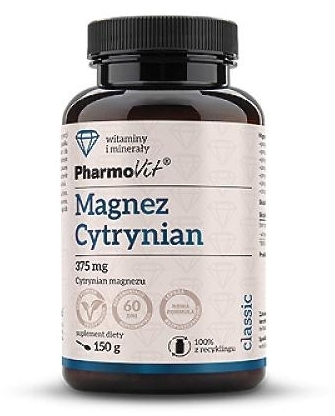 Pharmovit Magnez Cytrynian 375 mg proszek 150 g
