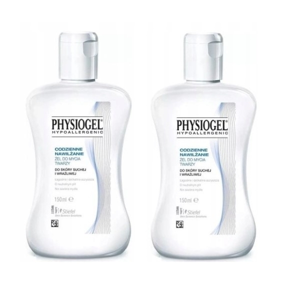 Physiogel Hipoalergiczny cleanser do twarzy 150ml Wielopak x2