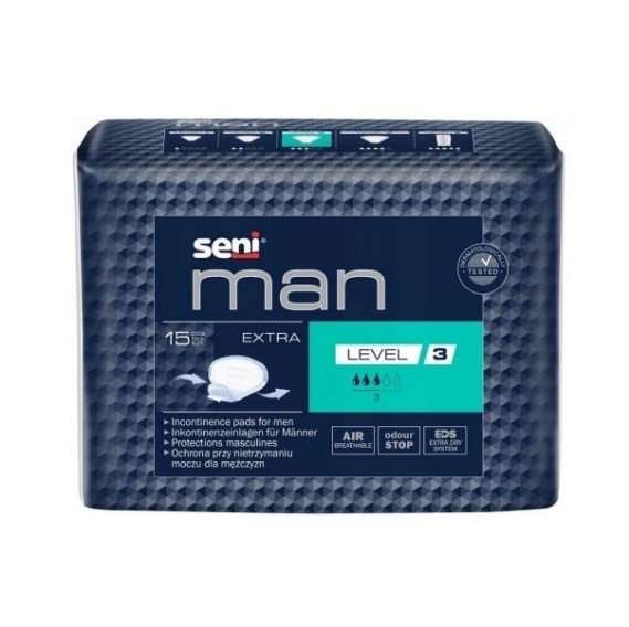 Pielucha anatomiczna SENI MAN EXTRA Level 3 15 sztuk
