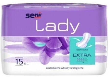 Pieluchy anatomiczne Seni Lady Extra 15 szt.