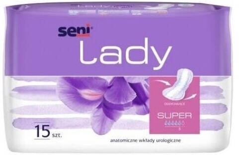 Pieluchy anatomiczne Seni Lady Super 15 szt.