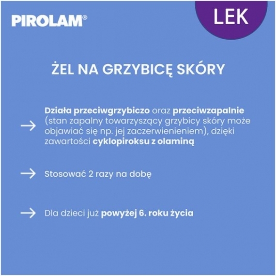 Pirolam 1% żel 20 g