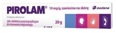 Pirolam zawiesina na skórę 1 % 20 g (tuba)