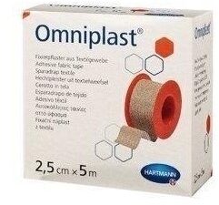 Plaster na tkaninie OMNIPLAST 2.5 cm x 5 m