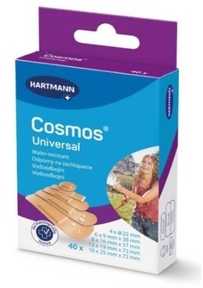Plastry Cosmos Universal Water-resistant 40 sztuk