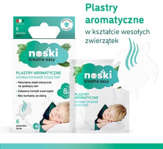 Plastry aromatyczne Noski plastry 6 sztuk