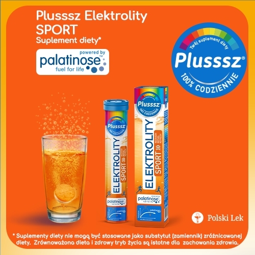 Plusssz Elektrolity Sport 100% Complex 24 tabletki musujące