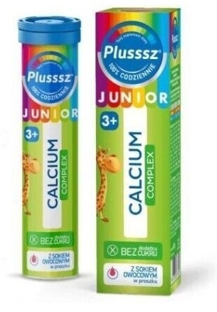 Plusssz Junior Calcium Complex 20 tabletek musujących