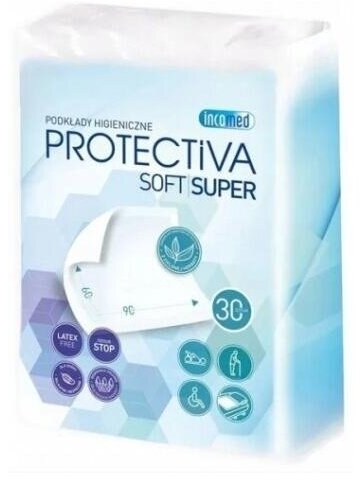 Podkłady higieniczne PROTECTIVA SOFT SUPER 90 x 60 30 sztuk