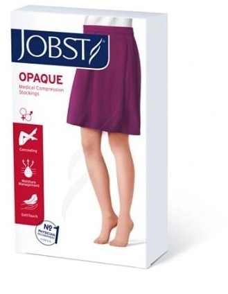 Podkolanówki JOBST Opaque CCL2 czarne rozmiar IV