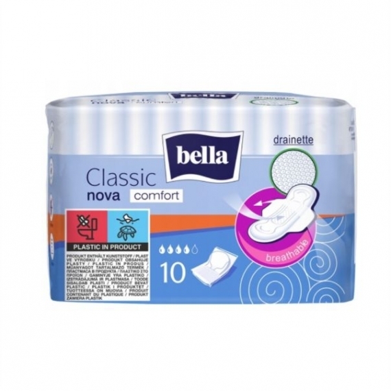 Podpaski BELLA CLASSIC NOVA Comfort 10 sztuk