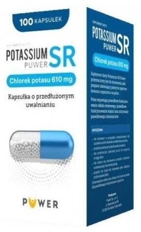 Potassium SR Puwer 100 kapsułek