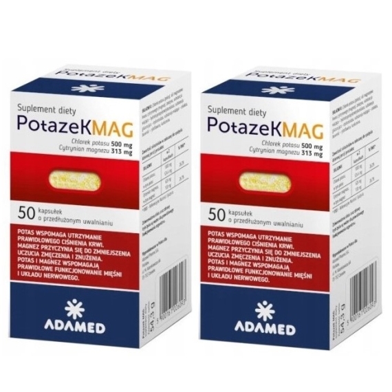 Potazek MAG 50 kapsułek Wielopak x2