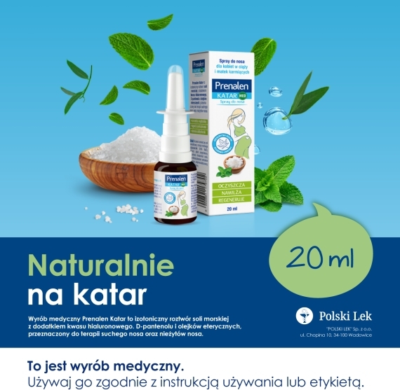 Prenalen Katar Spray Do Nosa Dla Kobiet w Ciąży 20ml