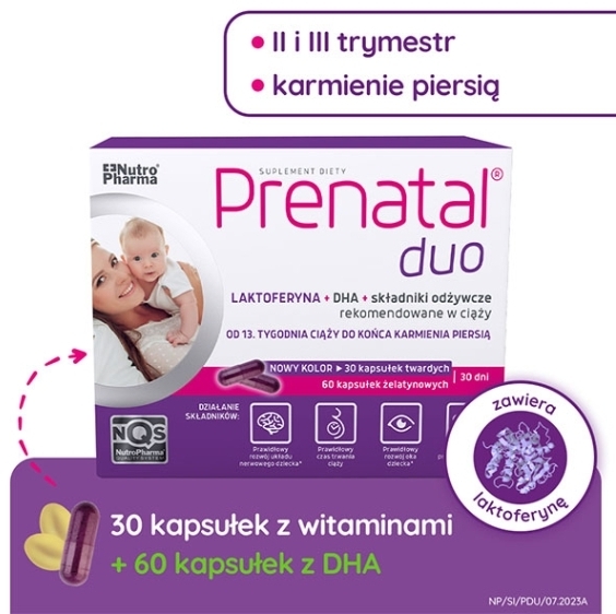 Prenatal DUO 30 kapsułek + 60 kapsułek