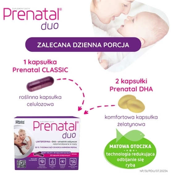 Prenatal DUO 30 kapsułek + 60 kapsułek