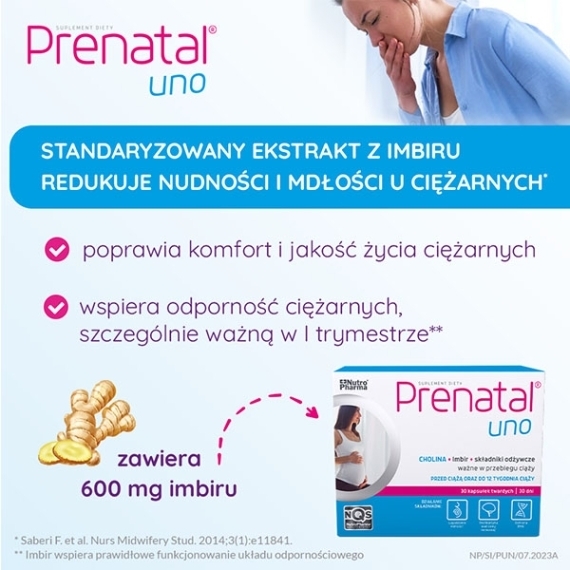 Prenatal Uno 30 kapsułek