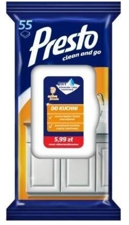 Presto chusteczki do kuchni 55 sztuk