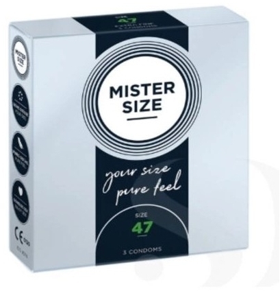 Prezerwatywy MISTER SIZE 47 mm 3 sztuki