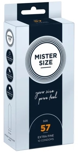 Prezerwatywy MISTER SIZE prezerwatywy 57mm 10 sztuk