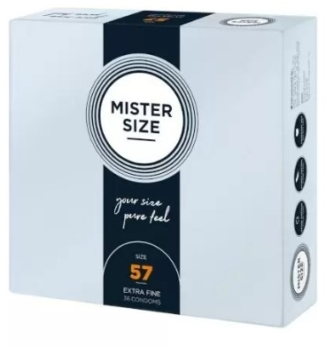 Prezerwatywy MISTER SIZE prezerwatywy 57mm 36 sztuk