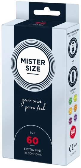 Prezerwatywy MISTER SIZE prezerwatywy 60mm 10 sztuk