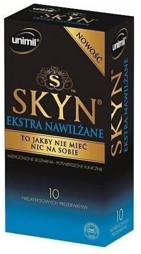 Prezerwatywy UNIMIL SKYN Extra Nawilżane 10 sztuk