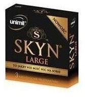Prezerwatywy Unimil Skyn Large 3 sztuki