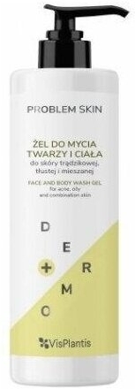 Problem Skin Żel dziegciowy do mycia twarzy i ciała do skóry trądzikowej, tłustej i mieszanej 400 ml
