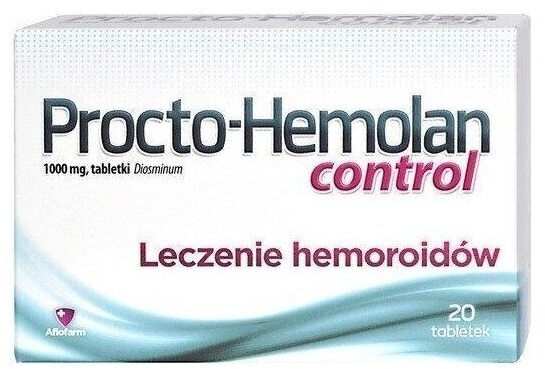 Procto-Hemolan control 20 tabletek