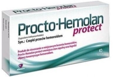 Procto-Hemolan protect 10 czopków