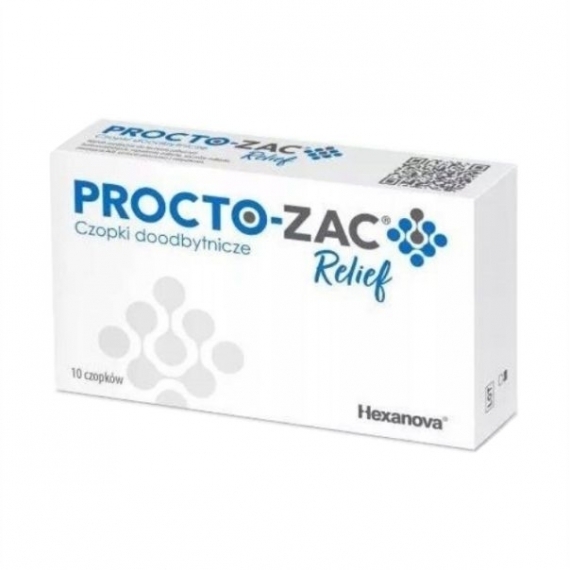 Procto-Zac Relief 10 czopki doodbytnicze