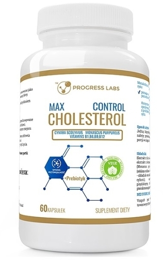 Progress Labs Cholesterol Control Max 60 kapsułek