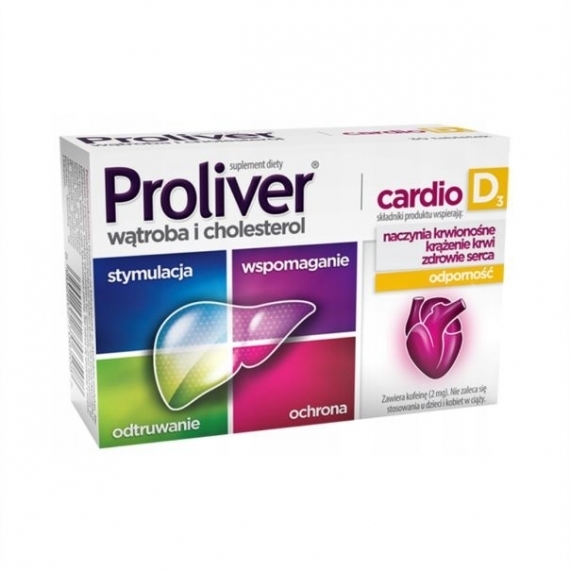 Proliver Cardio D3 30 tabletek