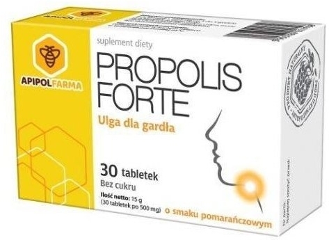 Propolis Forte Pomarańczowe 30 tabletek