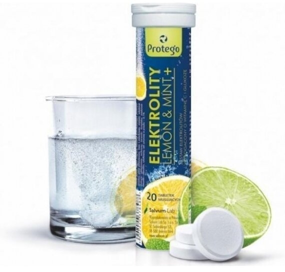 Protego Elektrolity Lemon&Mint 20 tabletek musujących