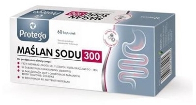 Protego Maślan Sodu 300 mg 60 kapsułek