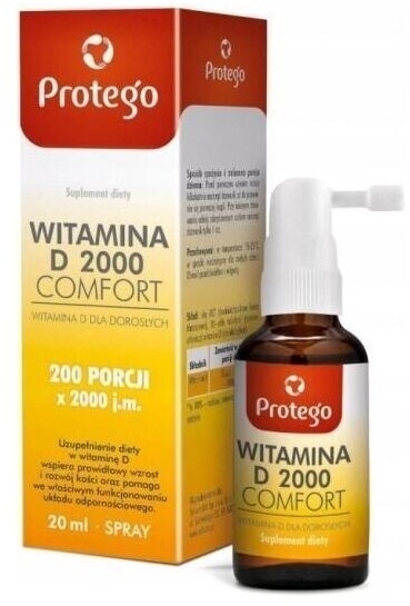 Protego Witamina D 2000 Comfort krople 20 ml