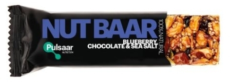 Pulsaar nut baar blueberry chocolate & sea salt 40 g