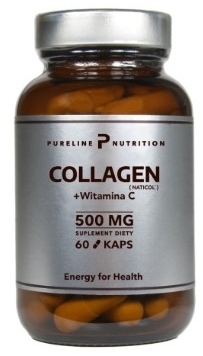 Pure Nutrition Collagen + Witamina C 60 kapsułek